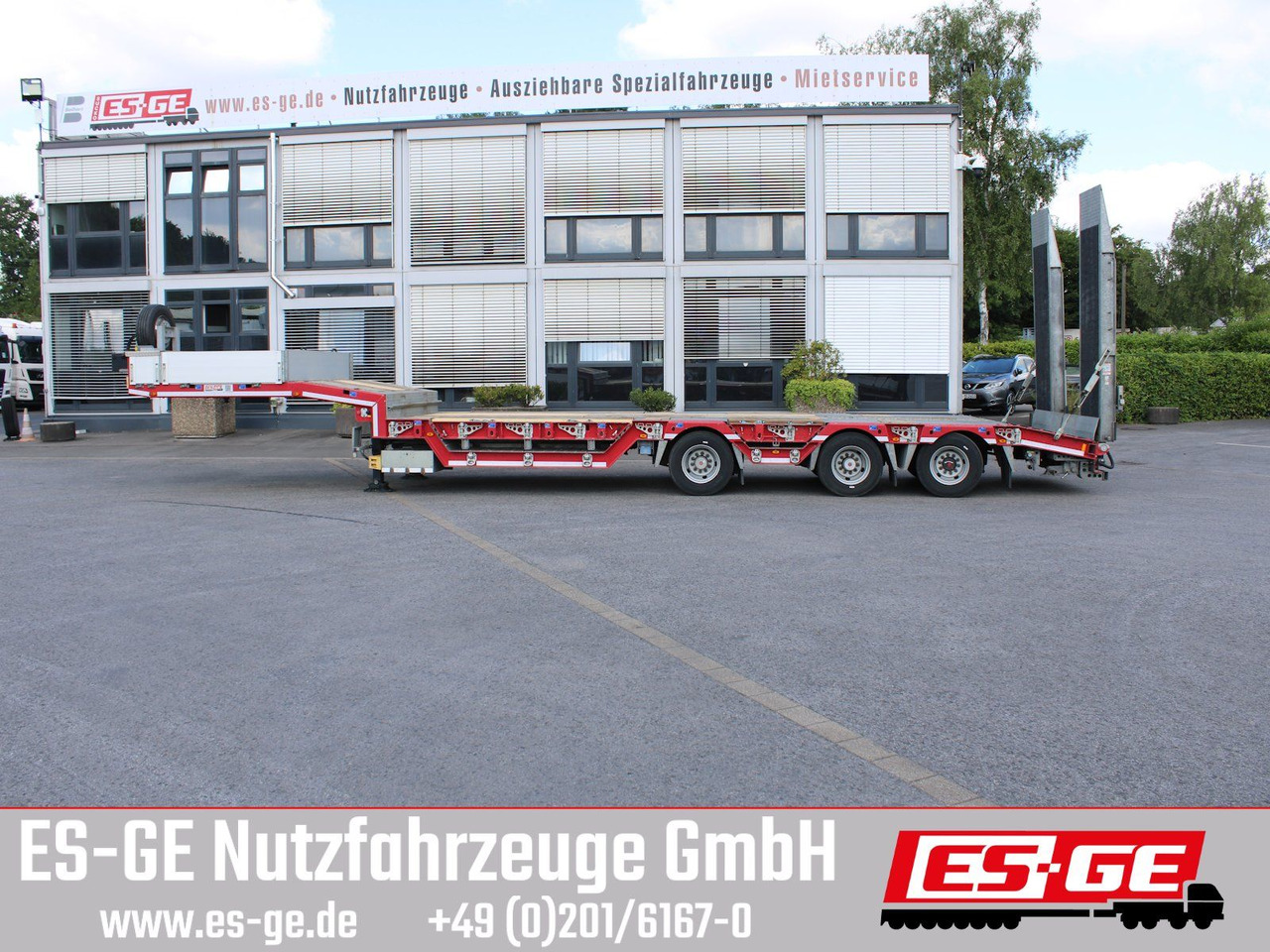 ES-GE 3-Achs-Satteltieflader, Radmulden - Επικαθήμενο με χαμηλό δάπεδο: φωτογραφία 5 ES-GE 3-Achs-Satteltieflader, Radmulden - Επικαθήμενο με χαμηλό δάπεδο: φωτογραφία 5