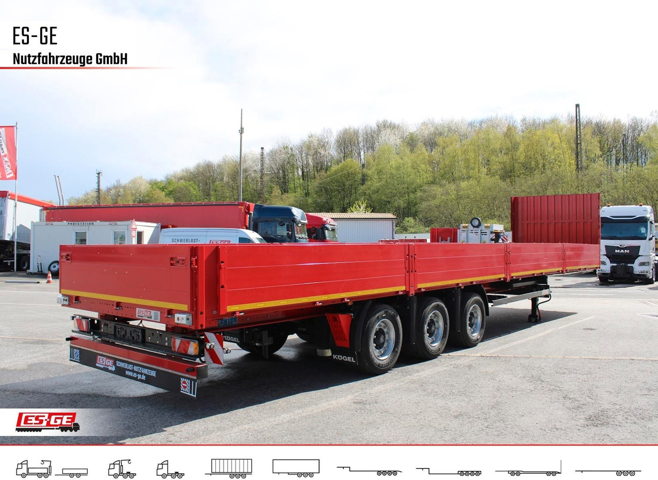 Kögel 3-Achs-Mega Chassis, Bordwände - Επικαθήμενο πλατφόρμα/ Καρότσα: φωτογραφία 5 Kögel 3-Achs-Mega Chassis, Bordwände - Επικαθήμενο πλατφόρμα/ Καρότσα: φωτογραφία 5