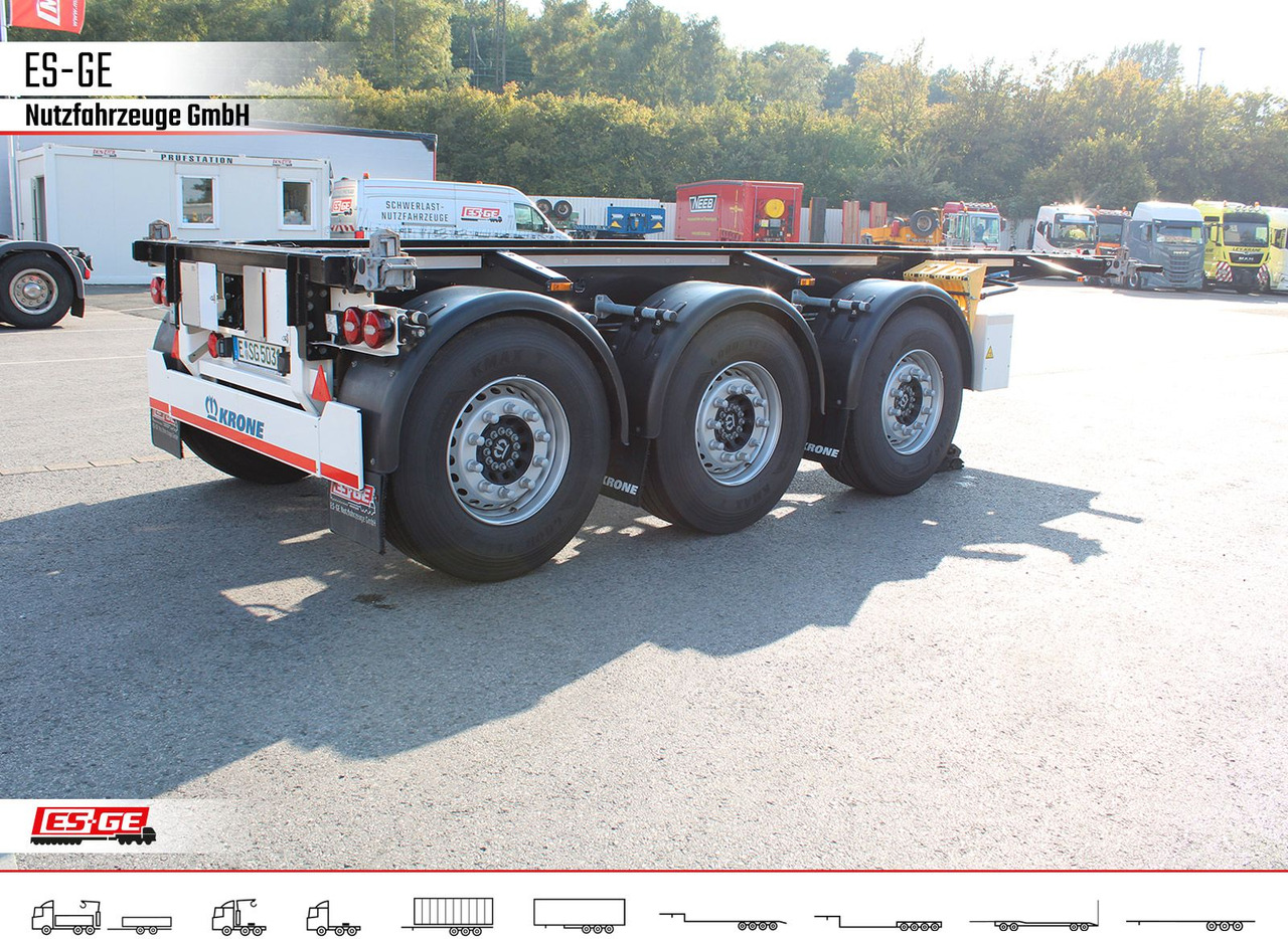 Krone Box Liner 3-Achs-Containerchassis 20' - Επικαθήμενο μεταφοράς εμπορευματοκιβωτίων/ Κινητό αμάξωμα: φωτογραφία 4 Krone Box Liner 3-Achs-Containerchassis 20' - Επικαθήμενο μεταφοράς εμπορευματοκιβωτίων/ Κινητό αμάξωμα: φωτογραφία 4