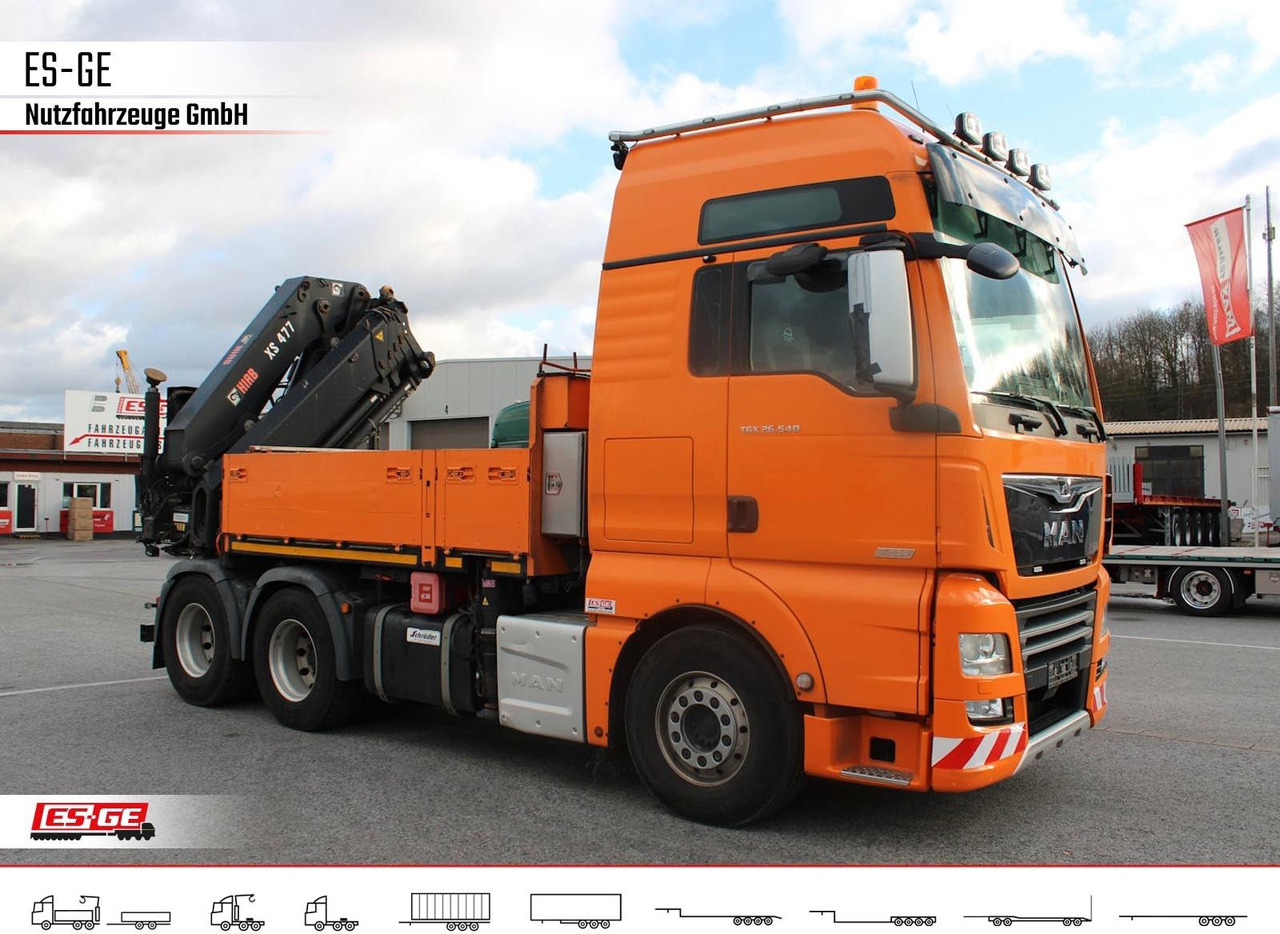 MAN TGX 26.540 + HIABV-Ladekran 477E-4 HIPRO MAN TGX 26.540 + HIABV-Ladekran 477E-4 HIPRO - Φορτηγό με ανοιχτή καρότσα, Φορτηγό με γερανό: φωτογραφία 3 MAN TGX 26.540 + HIABV-Ladekran 477E-4 HIPRO MAN TGX 26.540 + HIABV-Ladekran 477E-4 HIPRO - Φορτηγό με ανοιχτή καρότσα, Φορτηγό με γερανό: φωτογραφία 3