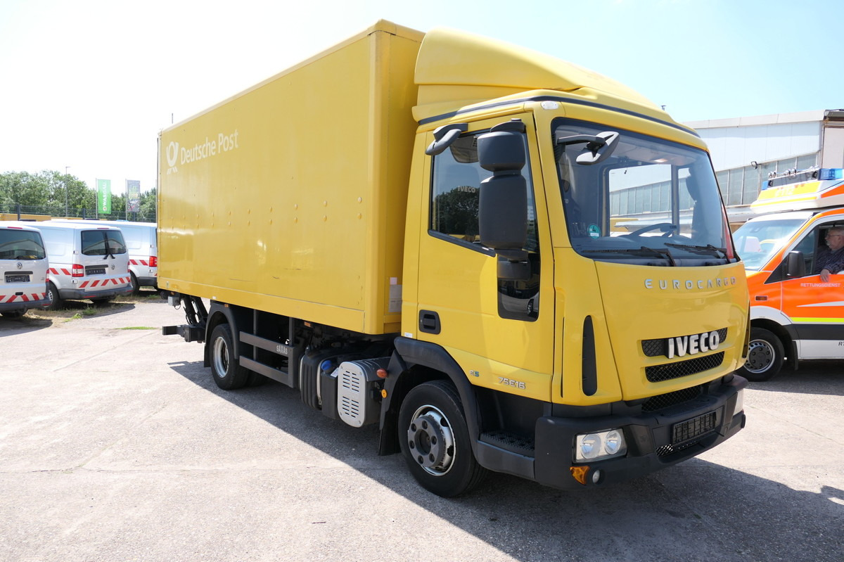 IVECO EuroCargo ML 75 E 16 P LBW LUFT AUTOMATIK COC EU - Επαγγελματικό αυτοκίνητο κόφα: φωτογραφία 1 IVECO EuroCargo ML 75 E 16 P LBW LUFT AUTOMATIK COC EU - Επαγγελματικό αυτοκίνητο κόφα: φωτογραφία 1