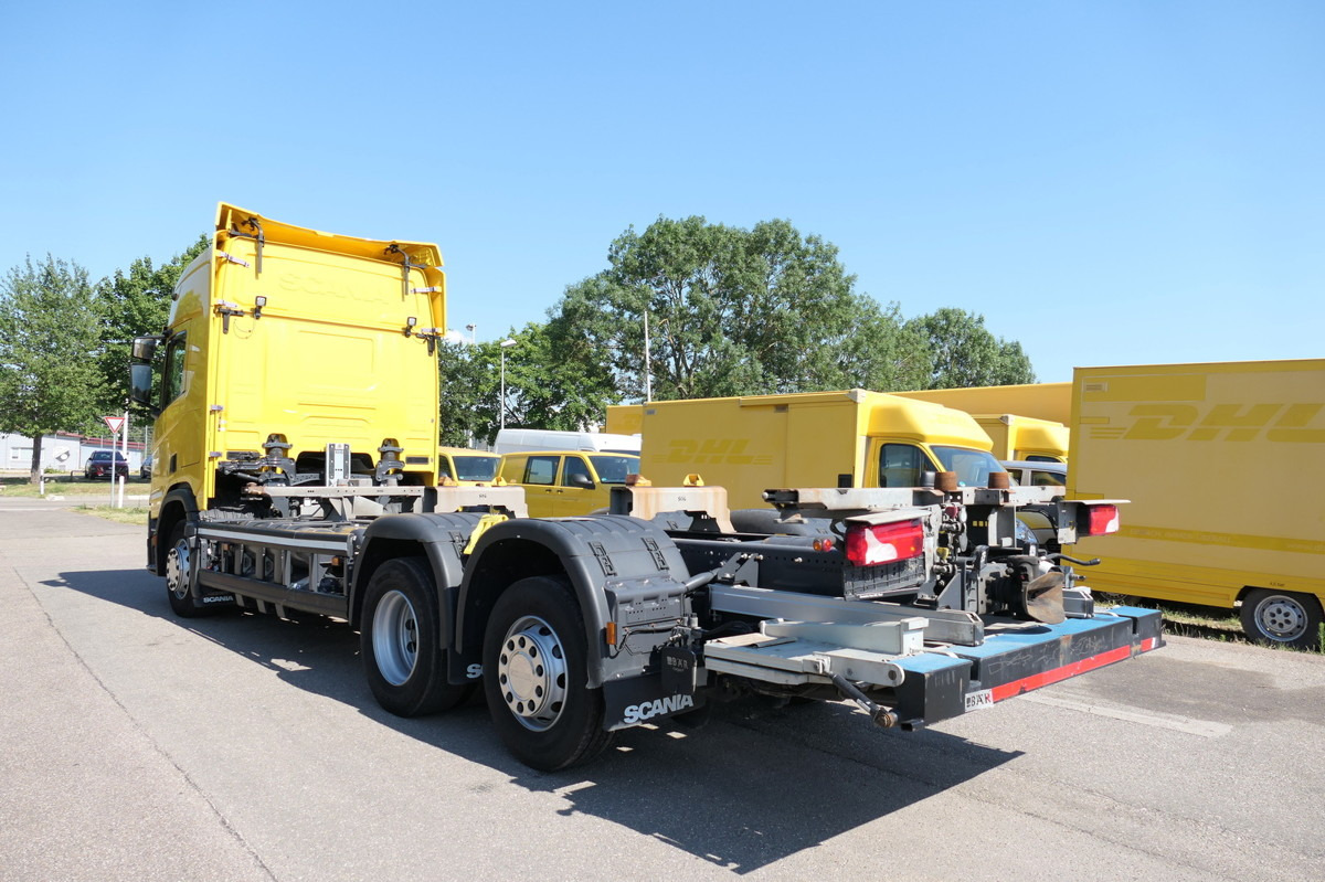 SCANIA R410 6X2 NG LBW KLIMA AHK - Φορτηγό μεταφοράς εμπορευματοκιβωτίων/ Κινητό αμάξωμα: φωτογραφία 1 SCANIA R410 6X2 NG LBW KLIMA AHK - Φορτηγό μεταφοράς εμπορευματοκιβωτίων/ Κινητό αμάξωμα: φωτογραφία 1