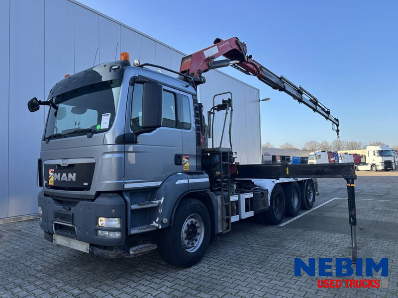 MAN TGS 420 8x4 TRIPLE - HMF 2620 K5 - 22,7t/m CRANE / KRAN - Φορτηγό φόρτωσης γάντζου, Φορτηγό με γερανό: φωτογραφία 1 MAN TGS 420 8x4 TRIPLE - HMF 2620 K5 - 22,7t/m CRANE / KRAN - Φορτηγό φόρτωσης γάντζου, Φορτηγό με γερανό: φωτογραφία 1