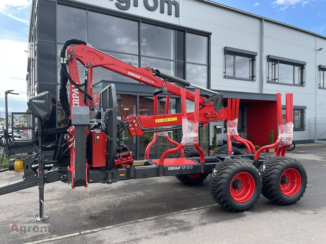 Krpan GP 15 D + Kran 8,6 K - Δασική ρυμούλκα: φωτογραφία 2 Krpan GP 15 D + Kran 8,6 K - Δασική ρυμούλκα: φωτογραφία 2