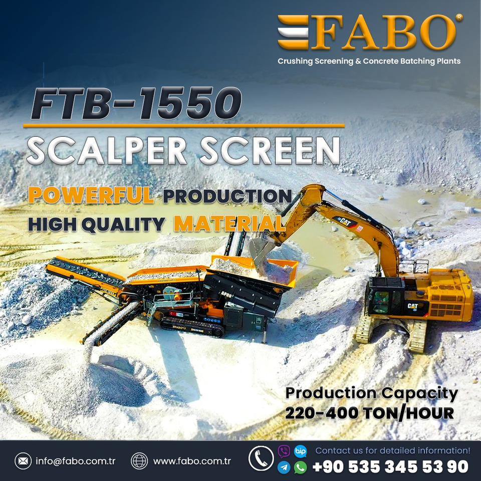 FABO Mobile crusher - Κινητός σπαστήρας: φωτογραφία 1 FABO Mobile crusher - Κινητός σπαστήρας: φωτογραφία 1