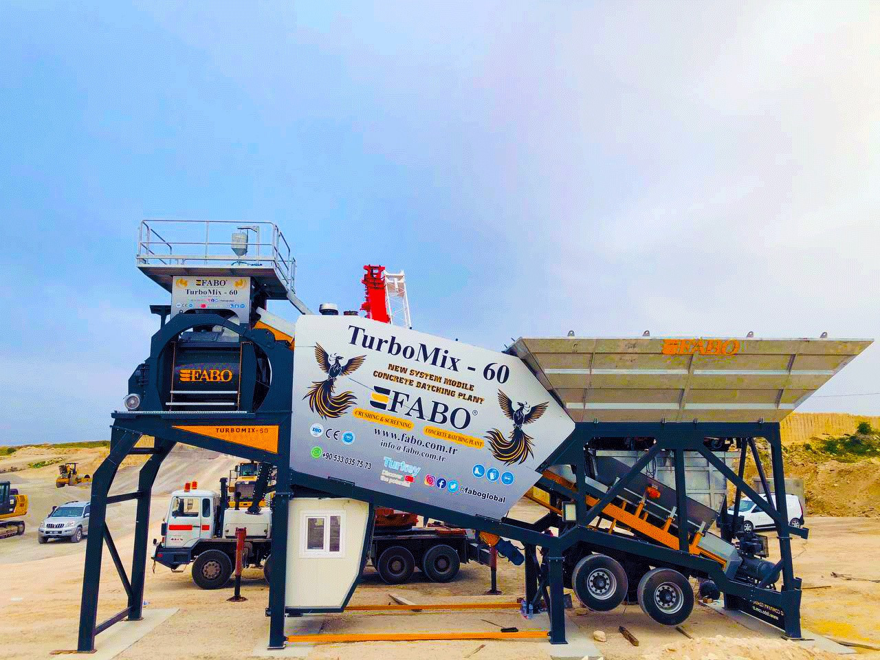 FABO mobile concrete batching plant - Εργοστάσιο σκυροδέματος: φωτογραφία 5 FABO mobile concrete batching plant - Εργοστάσιο σκυροδέματος: φωτογραφία 5