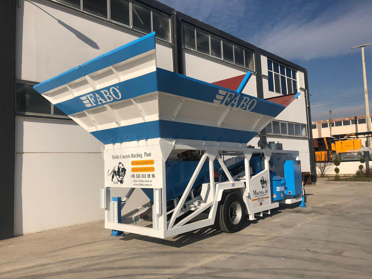 FABO mobile concrete batching plant - Εργοστάσιο σκυροδέματος: φωτογραφία 3 FABO mobile concrete batching plant - Εργοστάσιο σκυροδέματος: φωτογραφία 3