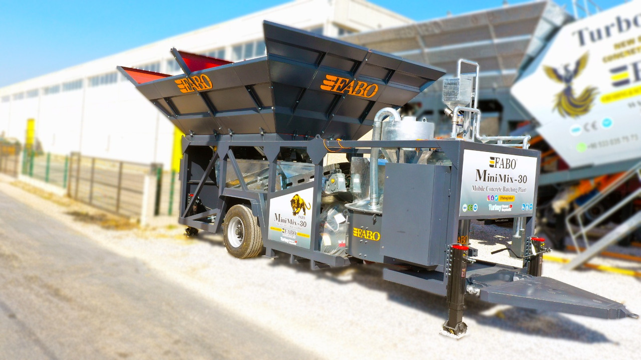 FABO mobile concrete batching plant - Εργοστάσιο σκυροδέματος: φωτογραφία 1 FABO mobile concrete batching plant - Εργοστάσιο σκυροδέματος: φωτογραφία 1