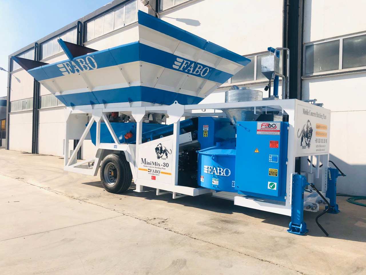 FABO mobile concrete batching plant - Εργοστάσιο σκυροδέματος: φωτογραφία 1 FABO mobile concrete batching plant - Εργοστάσιο σκυροδέματος: φωτογραφία 1