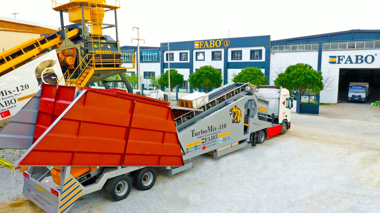 Νέα Εργοστάσιο σκυροδέματος FABO mobile concrete batching plant: φωτογραφία 1