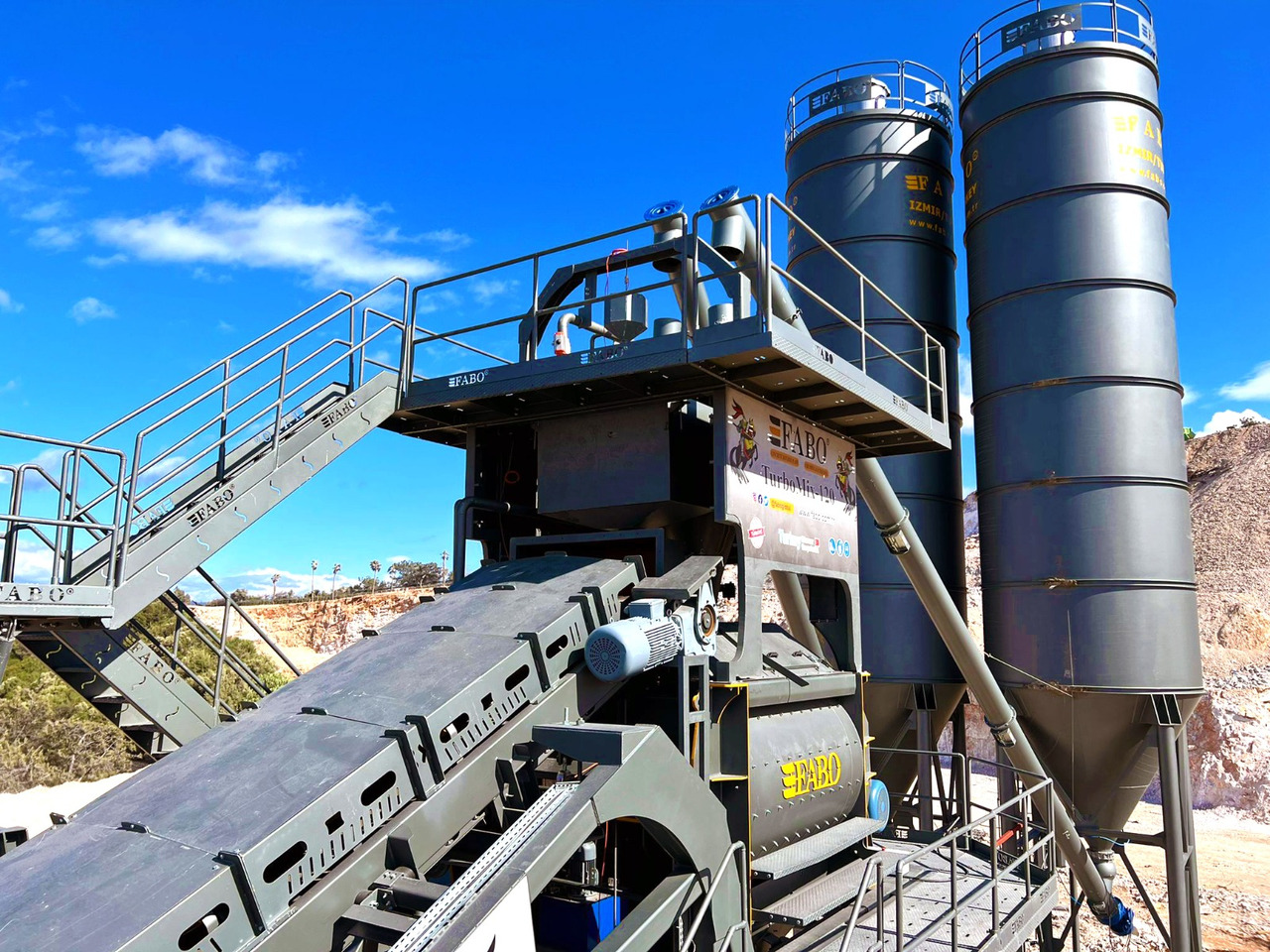 FABO mobile concrete batching plant - Εργοστάσιο σκυροδέματος: φωτογραφία 5 FABO mobile concrete batching plant - Εργοστάσιο σκυροδέματος: φωτογραφία 5