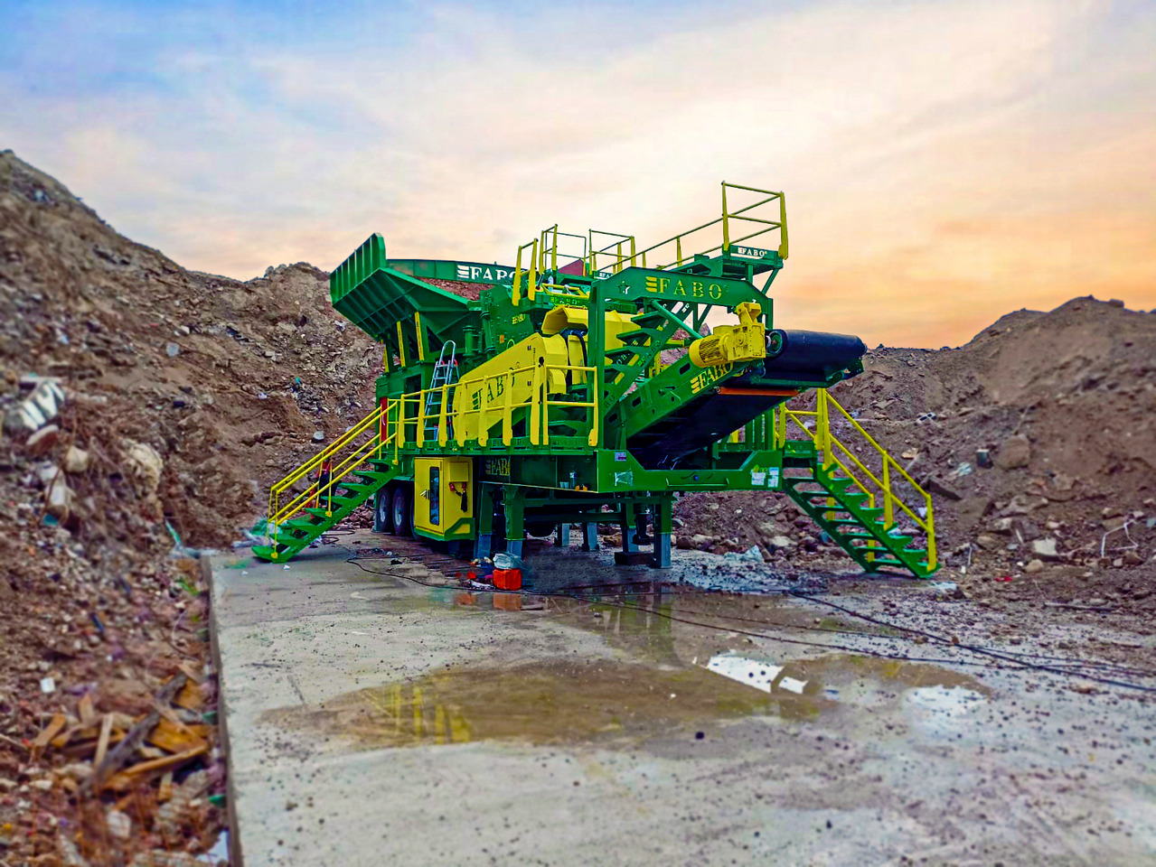 FABO mobile impact crusher - Κρουστικός θραυστήρας: φωτογραφία 4 FABO mobile impact crusher - Κρουστικός θραυστήρας: φωτογραφία 4