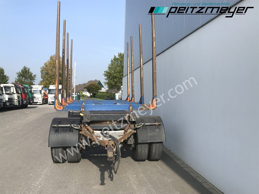 Krämer Kurzholzanhänger 20 t. Holzanhänger 4 Paar Exte Stahlrungen, Alcoa Alufelgen - Τρέιλερ ξυλείας: φωτογραφία 5 Krämer Kurzholzanhänger 20 t. Holzanhänger 4 Paar Exte Stahlrungen, Alcoa Alufelgen - Τρέιλερ ξυλείας: φωτογραφία 5