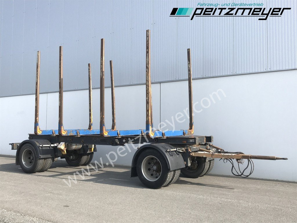 Krämer Kurzholzanhänger 20 t. Holzanhänger 4 Paar Exte Stahlrungen, Alcoa Alufelgen - Τρέιλερ ξυλείας: φωτογραφία 3 Krämer Kurzholzanhänger 20 t. Holzanhänger 4 Paar Exte Stahlrungen, Alcoa Alufelgen - Τρέιλερ ξυλείας: φωτογραφία 3