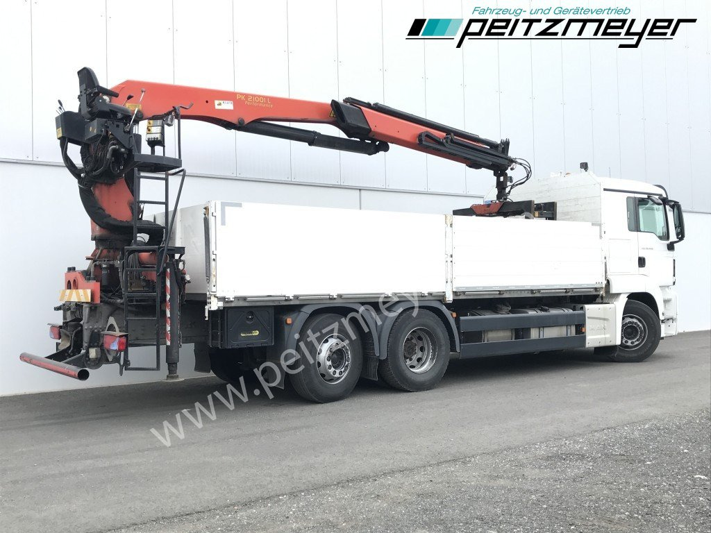 MAN TGS 26.440 FL 6x2 Palfinger PK 21001 L Steinzange, EU 6, Lenkachse - Φορτηγό με ανοιχτή καρότσα, Φορτηγό με γερανό: φωτογραφία 4 MAN TGS 26.440 FL 6x2 Palfinger PK 21001 L Steinzange, EU 6, Lenkachse - Φορτηγό με ανοιχτή καρότσα, Φορτηγό με γερανό: φωτογραφία 4