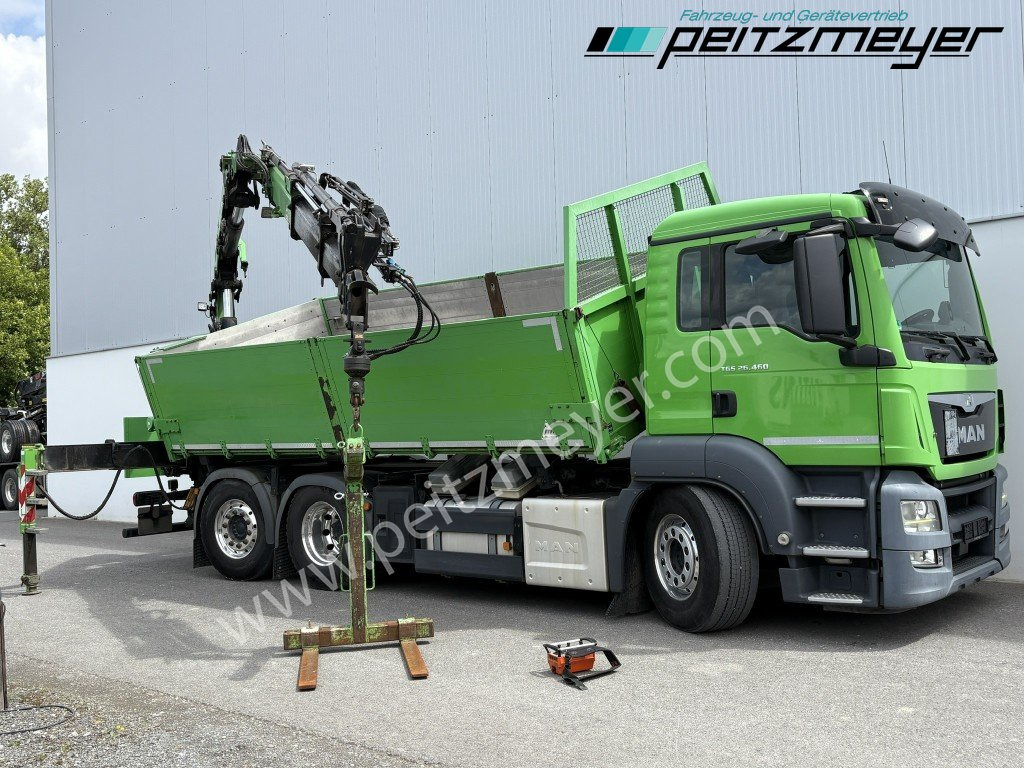 MAN TGS 26.460 FL 6x2 Kipper+Kran+Funk Lenkachse, 2-Seitenkipper, Atlas 172.3 - Φορτηγό ανατρεπόμενο, Φορτηγό με γερανό: φωτογραφία 2 MAN TGS 26.460 FL 6x2 Kipper+Kran+Funk Lenkachse, 2-Seitenkipper, Atlas 172.3 - Φορτηγό ανατρεπόμενο, Φορτηγό με γερανό: φωτογραφία 2