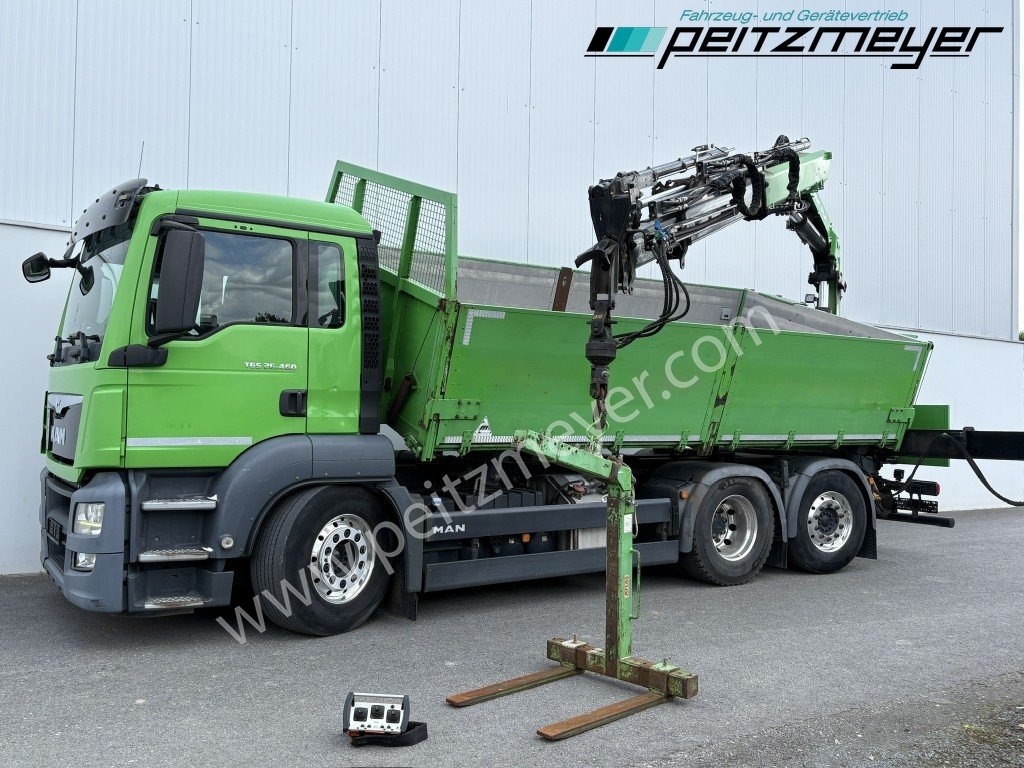 MAN TGS 26.460 FL 6x2 Kipper+Kran+Funk Lenkachse, 2-Seitenkipper, Atlas 172.3 - Φορτηγό ανατρεπόμενο, Φορτηγό με γερανό: φωτογραφία 1 MAN TGS 26.460 FL 6x2 Kipper+Kran+Funk Lenkachse, 2-Seitenkipper, Atlas 172.3 - Φορτηγό ανατρεπόμενο, Φορτηγό με γερανό: φωτογραφία 1