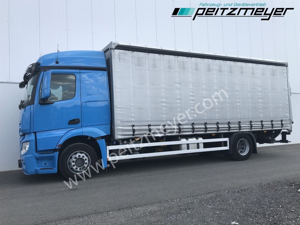 Φορτηγό μουσαμάς MERCEDES-BENZ Actros 1832 LL Pritsche + LBW EU 6: φωτογραφία 8