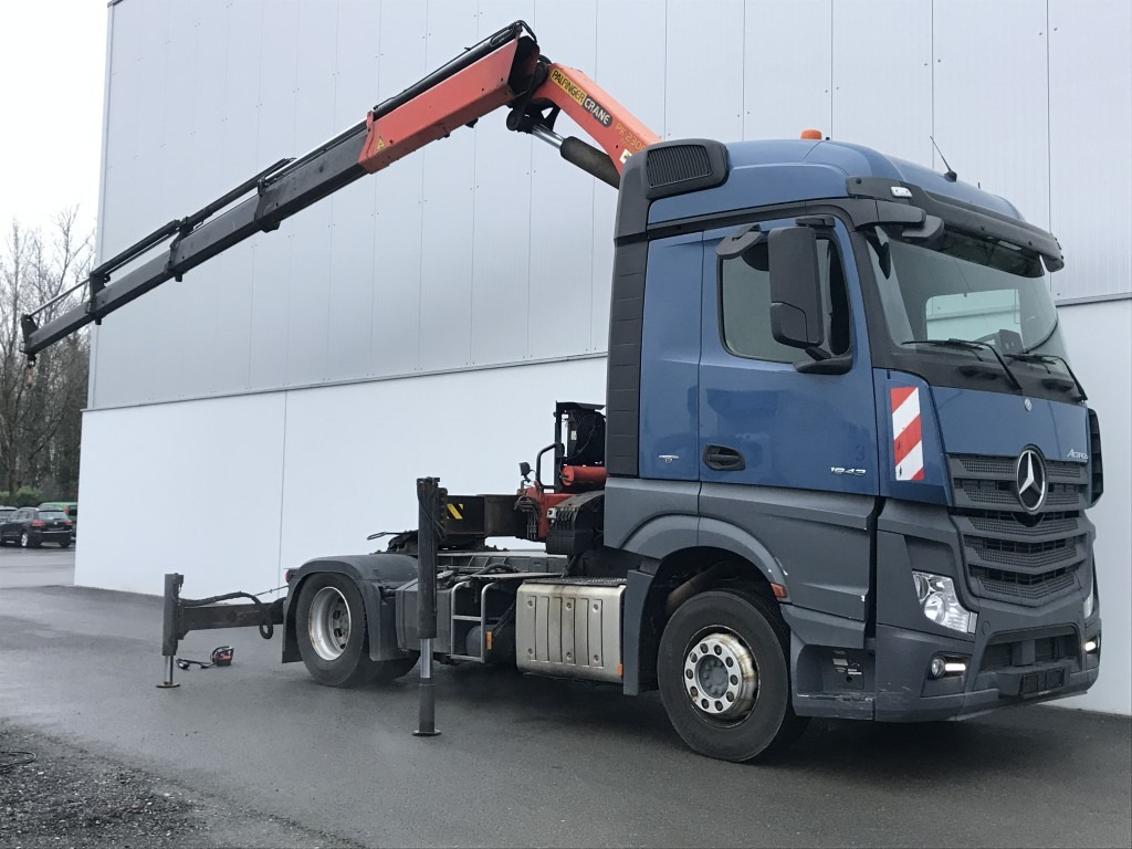 MERCEDES-BENZ Actros 1843 LS Kran Palfinger PK 23002 4 Punkt Abstützung - Τράκτορας: φωτογραφία 3 MERCEDES-BENZ Actros 1843 LS Kran Palfinger PK 23002 4 Punkt Abstützung - Τράκτορας: φωτογραφία 3