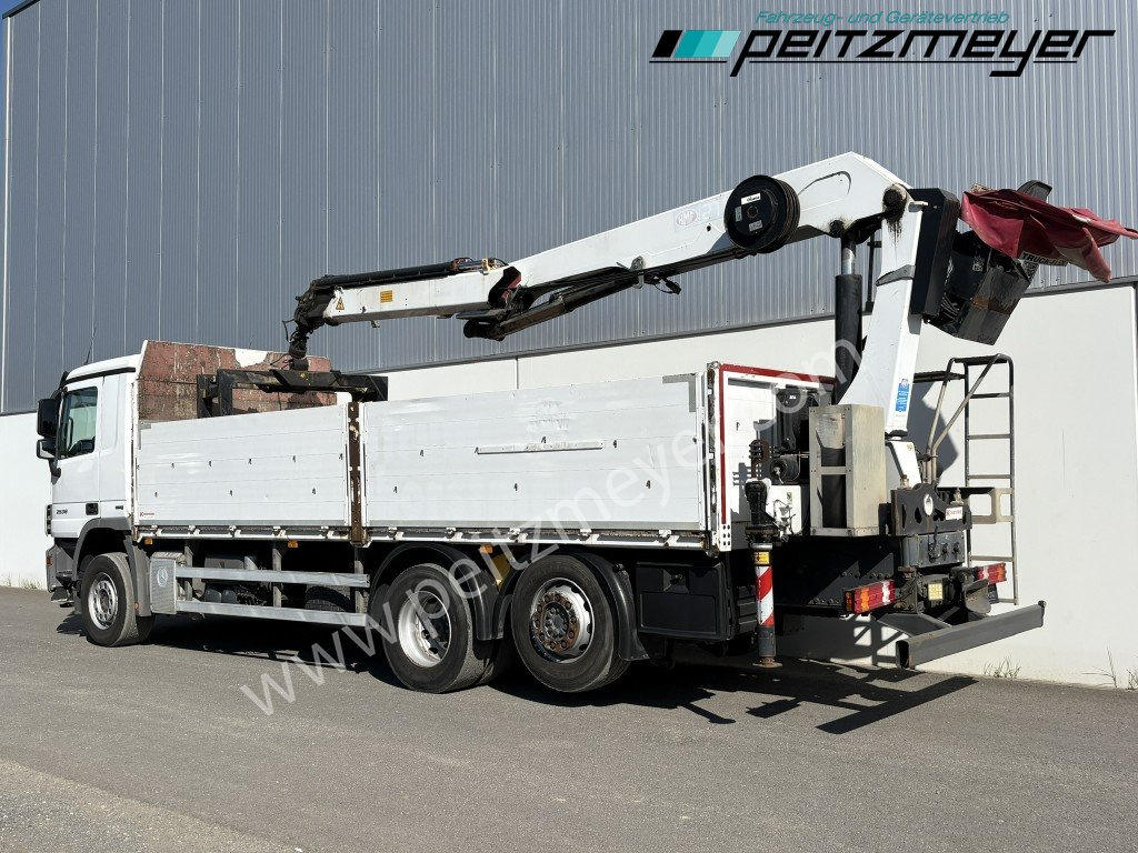 MERCEDES-BENZ Actros 2536 LL Pritsche HMF Heckkran m. Zange Baustoff - Φορτηγό με ανοιχτή καρότσα, Φορτηγό με γερανό: φωτογραφία 3 MERCEDES-BENZ Actros 2536 LL Pritsche HMF Heckkran m. Zange Baustoff - Φορτηγό με ανοιχτή καρότσα, Φορτηγό με γερανό: φωτογραφία 3