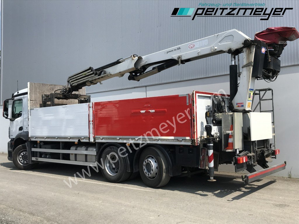 MERCEDES-BENZ Antos 2536 LL Pritsche HMF 2110-L5 5 fach Ausschub mit Steinzange - Φορτηγό με ανοιχτή καρότσα, Φορτηγό με γερανό: φωτογραφία 4 MERCEDES-BENZ Antos 2536 LL Pritsche HMF 2110-L5 5 fach Ausschub mit Steinzange - Φορτηγό με ανοιχτή καρότσα, Φορτηγό με γερανό: φωτογραφία 4