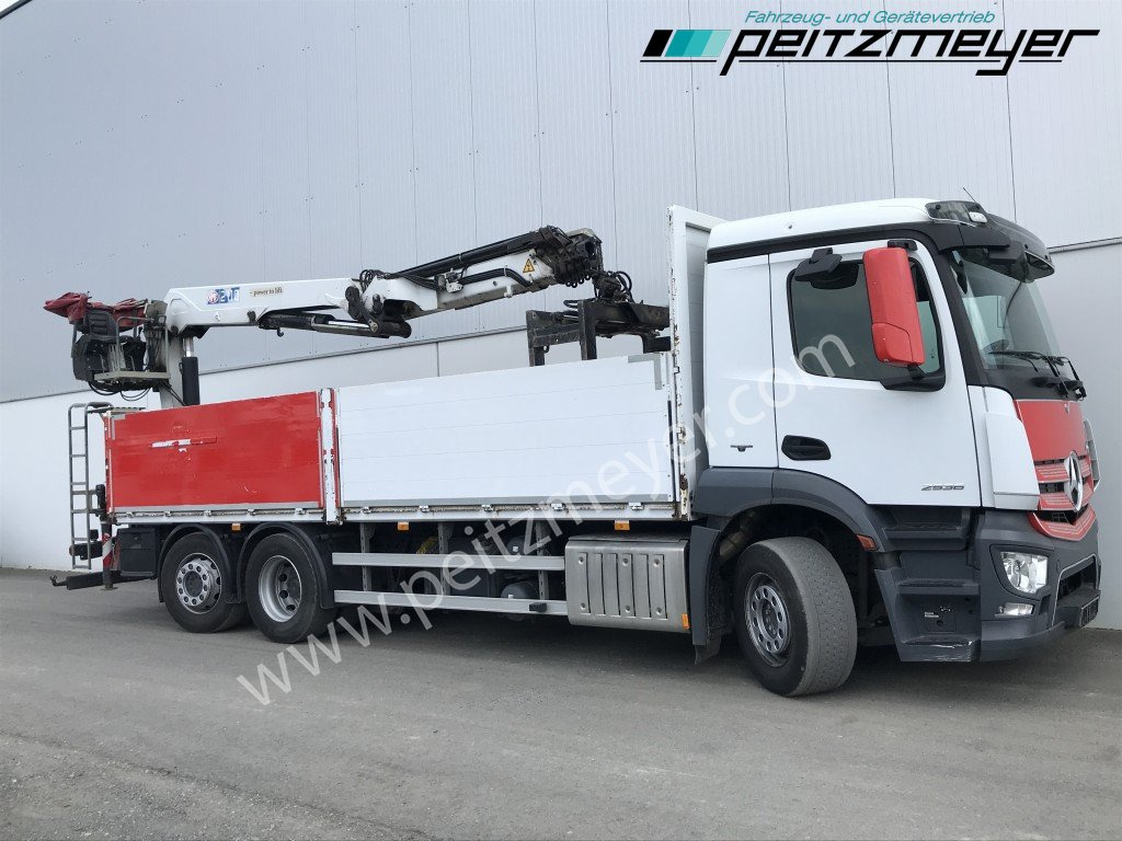 MERCEDES-BENZ Antos 2536 LL Pritsche HMF 2110-L5 5 fach Ausschub mit Steinzange - Φορτηγό με ανοιχτή καρότσα, Φορτηγό με γερανό: φωτογραφία 2 MERCEDES-BENZ Antos 2536 LL Pritsche HMF 2110-L5 5 fach Ausschub mit Steinzange - Φορτηγό με ανοιχτή καρότσα, Φορτηγό με γερανό: φωτογραφία 2