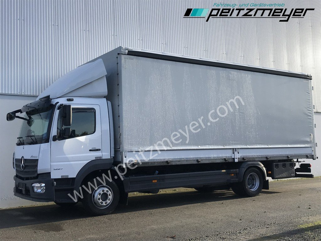 MERCEDES-BENZ Atego 1227 L Pritsche m. Hecktüren - Φορτηγό μουσαμάς: φωτογραφία 1 MERCEDES-BENZ Atego 1227 L Pritsche m. Hecktüren - Φορτηγό μουσαμάς: φωτογραφία 1