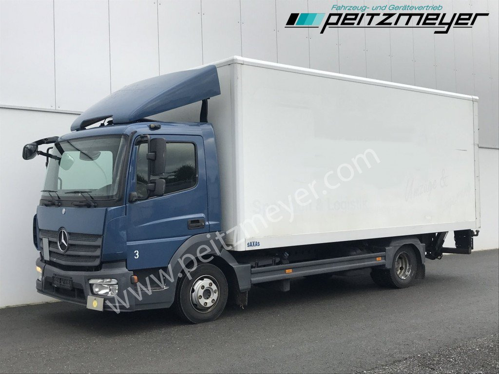 MERCEDES-BENZ Atego 818 L Koffer + LBW Euro 6, Klima, AHK, - Φορτηγό κόφα: φωτογραφία 1 MERCEDES-BENZ Atego 818 L Koffer + LBW Euro 6, Klima, AHK, - Φορτηγό κόφα: φωτογραφία 1