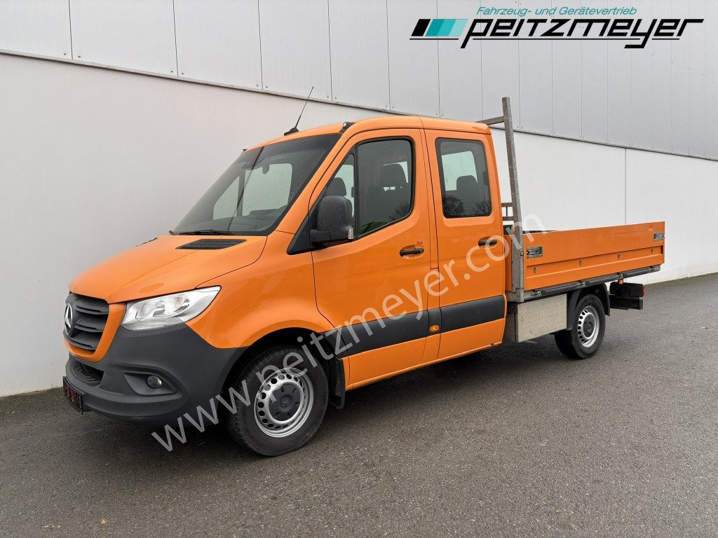 MERCEDES-BENZ Sprinter 314 CDI Doka Pritsche, Klima, Standh., AHK 2,8 t. - Μικρό φορτηγό με καρότσα, Διπλοκάμπινο ελαφρύ επαγγελματικό: φωτογραφία 1 MERCEDES-BENZ Sprinter 314 CDI Doka Pritsche, Klima, Standh., AHK 2,8 t. - Μικρό φορτηγό με καρότσα, Διπλοκάμπινο ελαφρύ επαγγελματικό: φωτογραφία 1