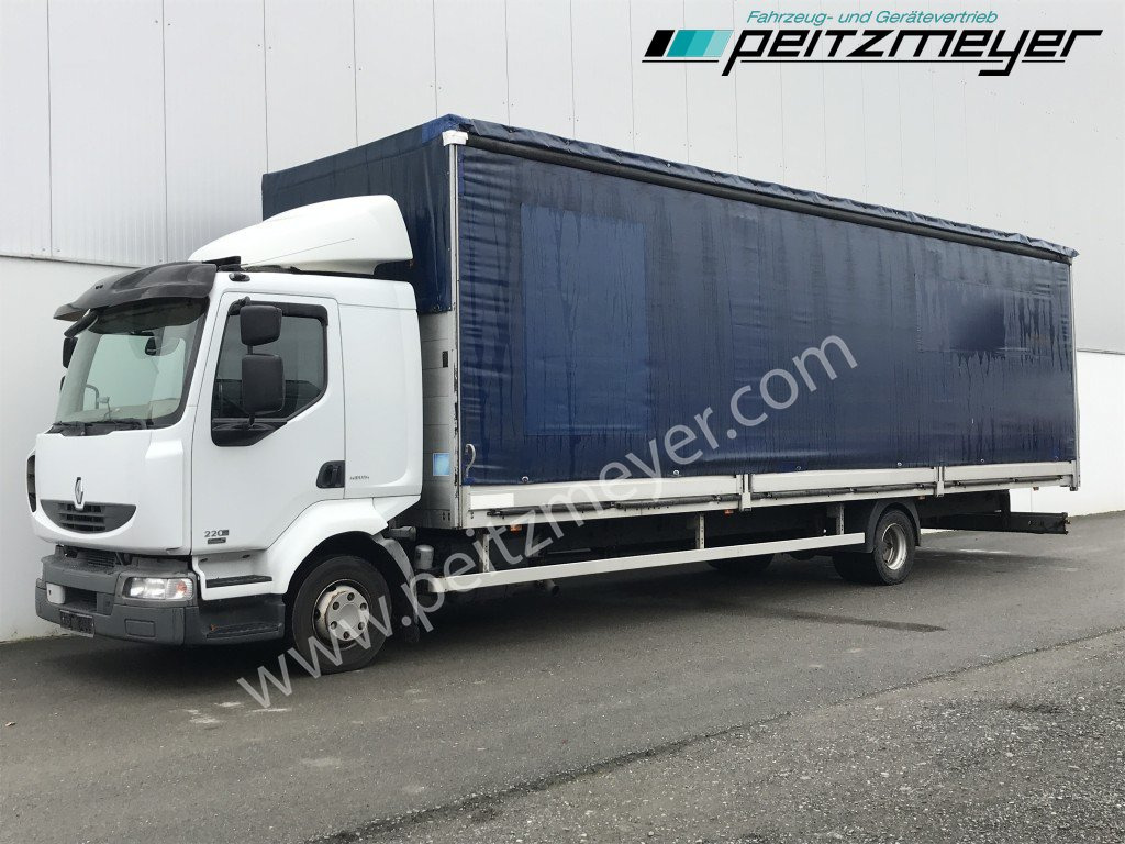 RENAULT (F) Midlum 220.12 Maxi Pritsche 9,5 m MAXI - Φορτηγό μουσαμάς: φωτογραφία 1 RENAULT (F) Midlum 220.12 Maxi Pritsche 9,5 m MAXI - Φορτηγό μουσαμάς: φωτογραφία 1