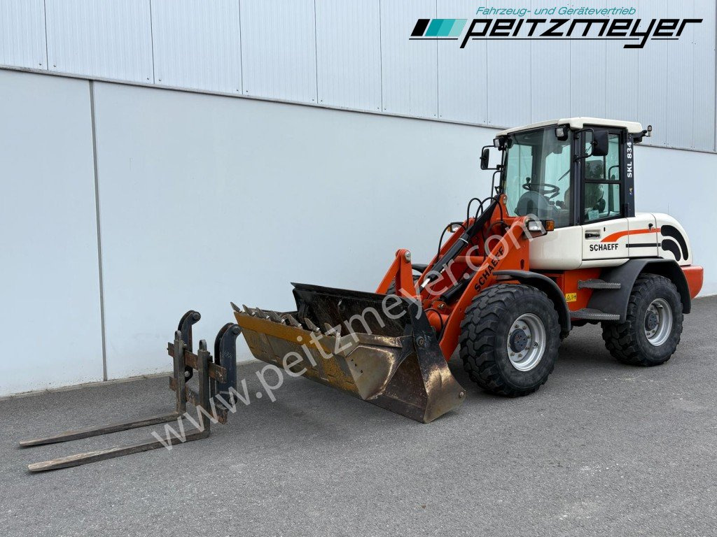 SCHAEFF RADLADER SKL 834 Palettengabel + Klappschaufel - Ελαστιχοφόρος φορτωτής: φωτογραφία 1 SCHAEFF RADLADER SKL 834 Palettengabel + Klappschaufel - Ελαστιχοφόρος φορτωτής: φωτογραφία 1