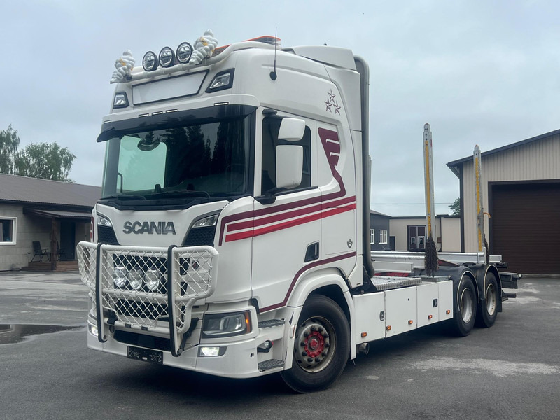 Scania R730 B6X4NB - Φορτηγό ξυλείας, Φορτηγό με γερανό: φωτογραφία 1 Scania R730 B6X4NB - Φορτηγό ξυλείας, Φορτηγό με γερανό: φωτογραφία 1