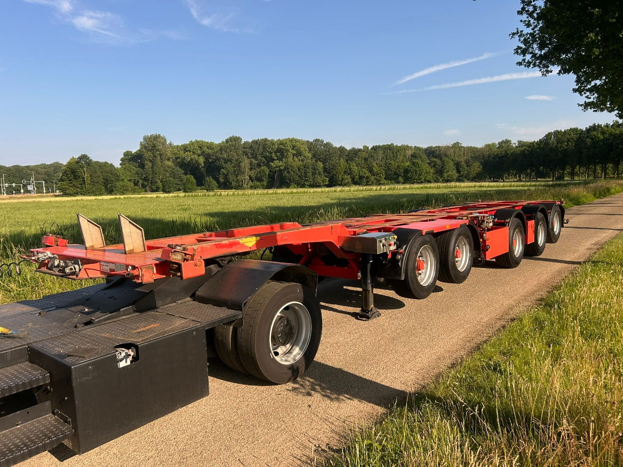 Broshuis 2-Connect-5Akcc / 3 x Steering axle / 4 x Lifting axle / tyres 80 / 3 x - Επικαθήμενο μεταφοράς εμπορευματοκιβωτίων/ Κινητό αμάξωμα: φωτογραφία 1 Broshuis 2-Connect-5Akcc / 3 x Steering axle / 4 x Lifting axle / tyres 80 / 3 x - Επικαθήμενο μεταφοράς εμπορευματοκιβωτίων/ Κινητό αμάξωμα: φωτογραφία 1