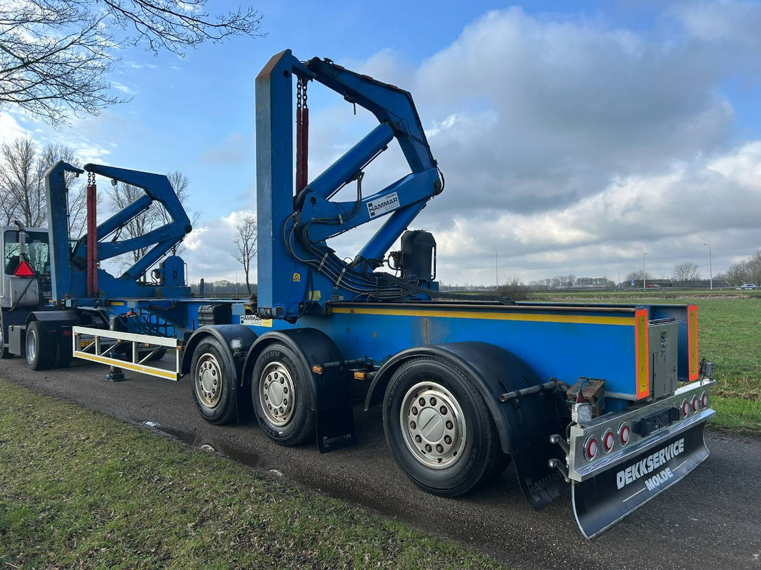 Hammar Sideloader 160 E / 20ft - 2 x 20 ft - 40 - Containers / 33 tons lifting c - Επικαθήμενο μεταφοράς εμπορευματοκιβωτίων/ Κινητό αμάξωμα: φωτογραφία 2 Hammar Sideloader 160 E / 20ft - 2 x 20 ft - 40 - Containers / 33 tons lifting c - Επικαθήμενο μεταφοράς εμπορευματοκιβωτίων/ Κινητό αμάξωμα: φωτογραφία 2