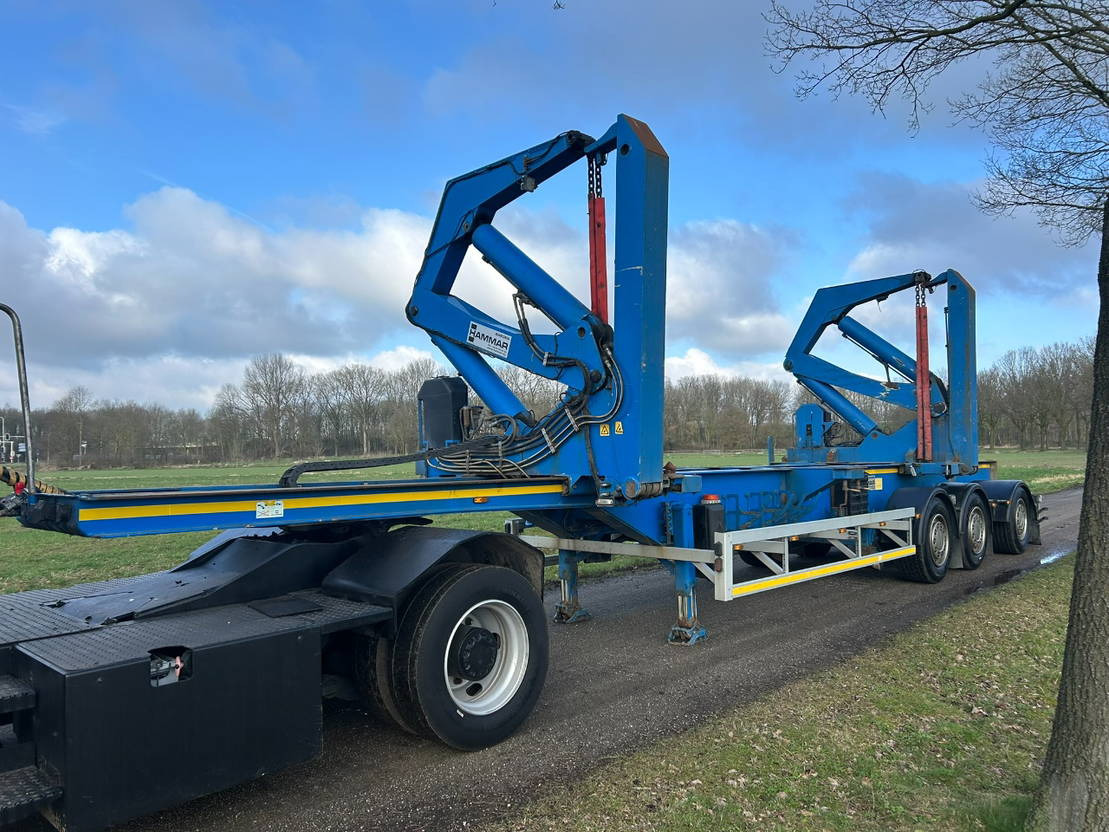 Hammar Sideloader 160 E / 20ft - 2 x 20 ft - 40 - Containers / 33 tons lifting c - Επικαθήμενο μεταφοράς εμπορευματοκιβωτίων/ Κινητό αμάξωμα: φωτογραφία 1 Hammar Sideloader 160 E / 20ft - 2 x 20 ft - 40 - Containers / 33 tons lifting c - Επικαθήμενο μεταφοράς εμπορευματοκιβωτίων/ Κινητό αμάξωμα: φωτογραφία 1