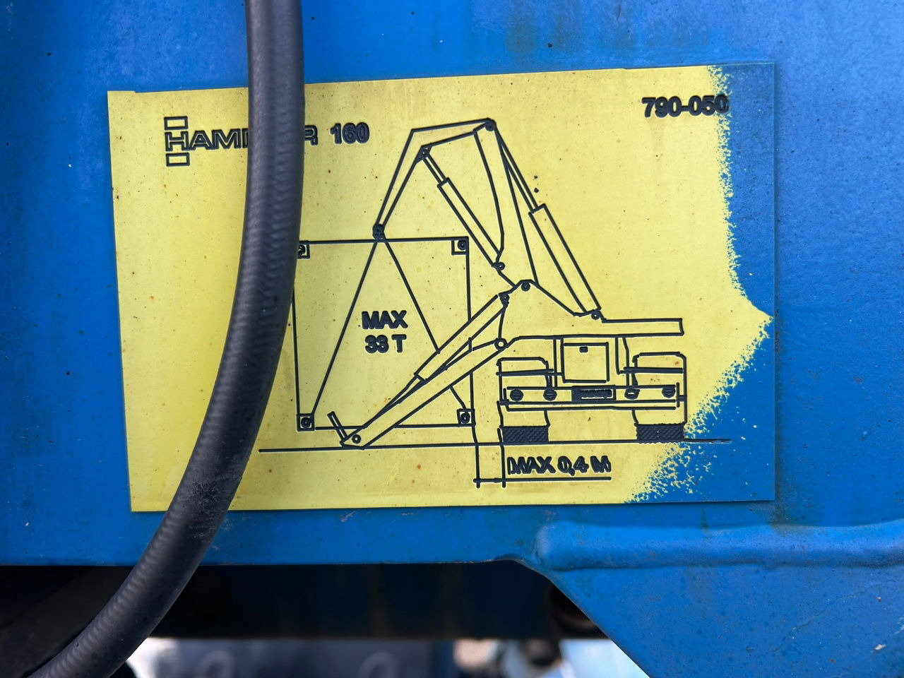 Επικαθήμενο μεταφοράς εμπορευματοκιβωτίων/ Κινητό αμάξωμα Hammar Sideloader 160 S / 20ft - 2 x 20 ft - 40 - Containers / 33 Tons lifting capacity / Remote control: φωτογραφία 10