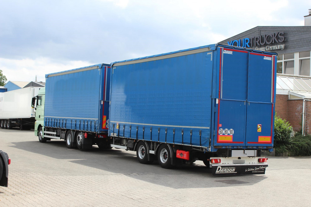 Φορτηγό μουσαμάς MAN TGX 26.460 Retarder Jumbo-Zug 120M3 Durchlade: φωτογραφία 12