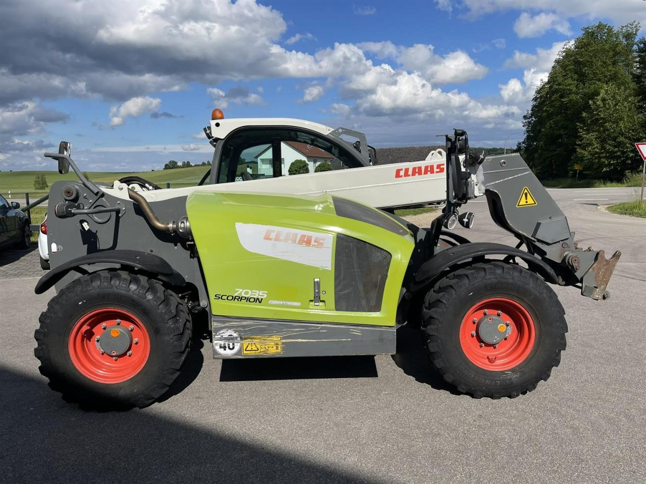 Τηλεσκοπικός φορτωτής CLAAS Scorpion 7035 Claas Teleskoplader, 40 kmh: φωτογραφία 7