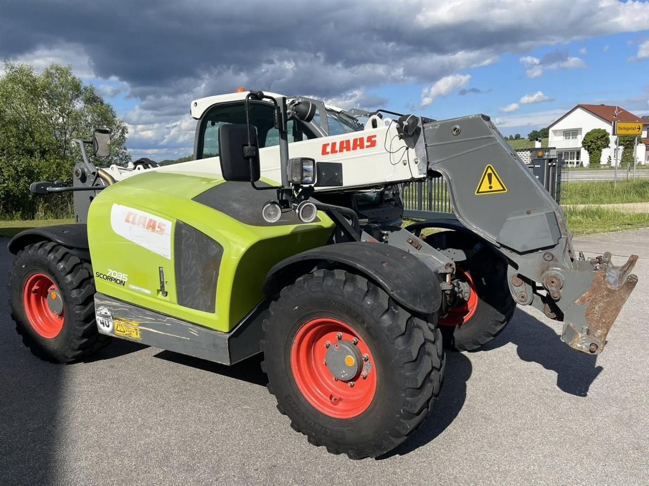Τηλεσκοπικός φορτωτής CLAAS Scorpion 7035 Claas Teleskoplader, 40 kmh: φωτογραφία 8