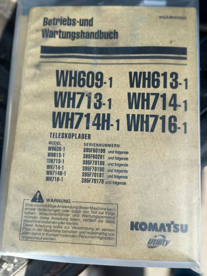 Μίσθωση  Komatsu WH 613 Komatsu WH 613: φωτογραφία 12