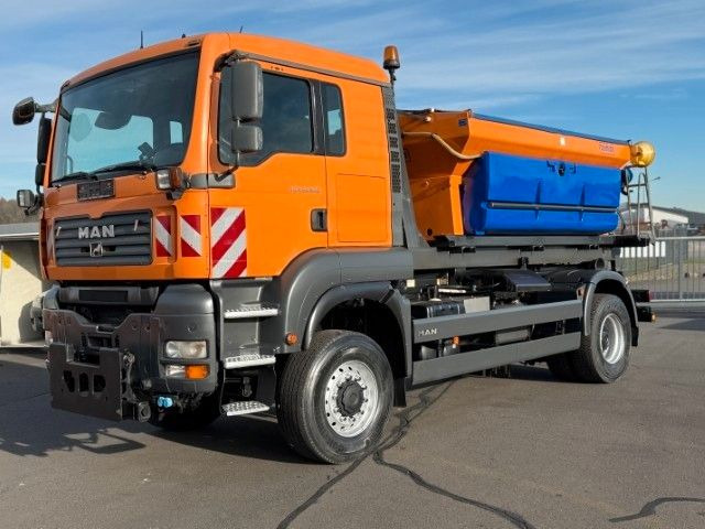MAN TGA 18.360 4x4 Winterdienst Meiller Abroller - Φορτηγό φόρτωσης γάντζου: φωτογραφία 1 MAN TGA 18.360 4x4 Winterdienst Meiller Abroller - Φορτηγό φόρτωσης γάντζου: φωτογραφία 1