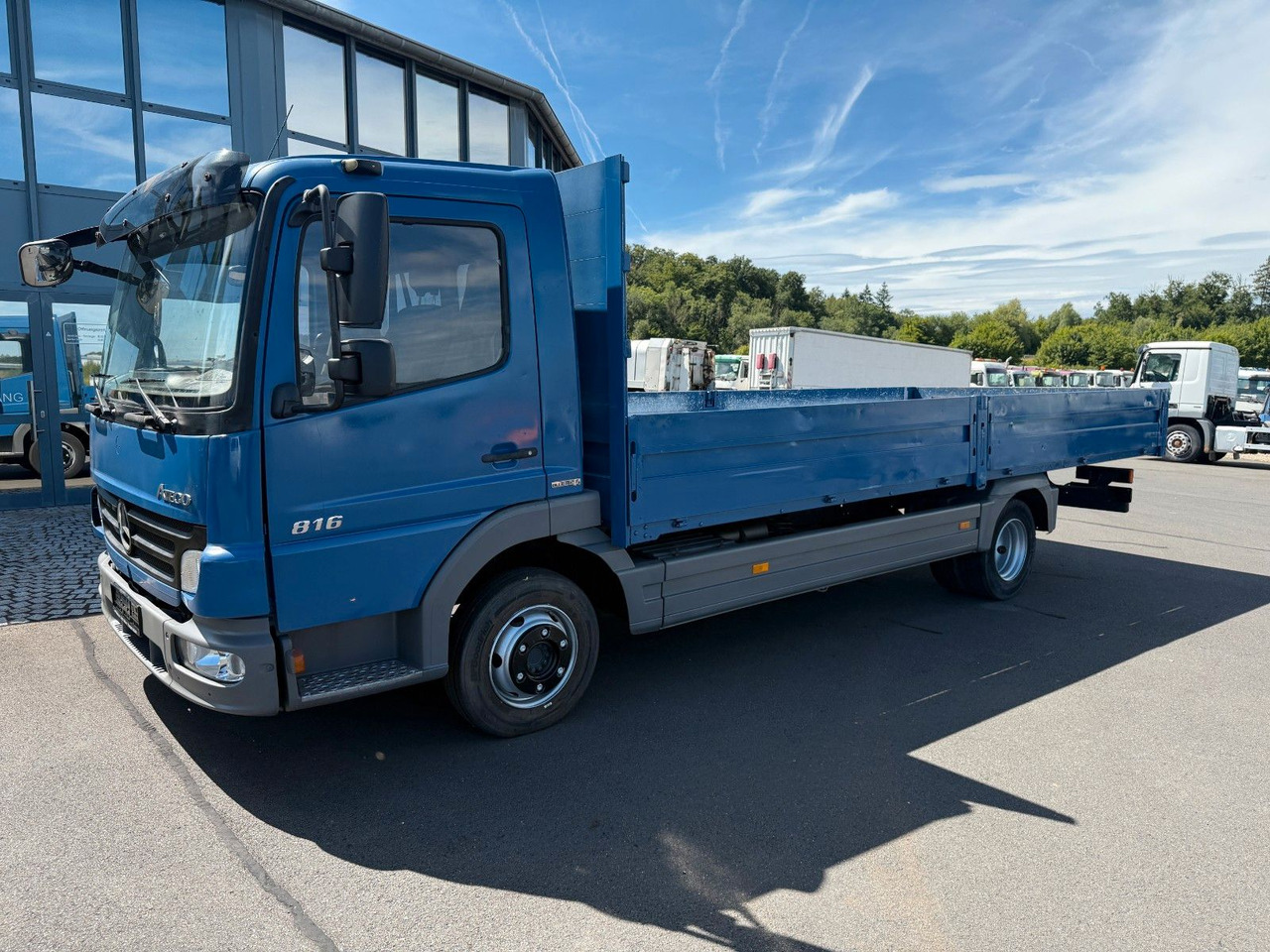 Mercedes-Benz Atego 816 Euro 5 AHK + Druckluftanschlüssen - Φορτηγό με ανοιχτή καρότσα: φωτογραφία 3 Mercedes-Benz Atego 816 Euro 5 AHK + Druckluftanschlüssen - Φορτηγό με ανοιχτή καρότσα: φωτογραφία 3