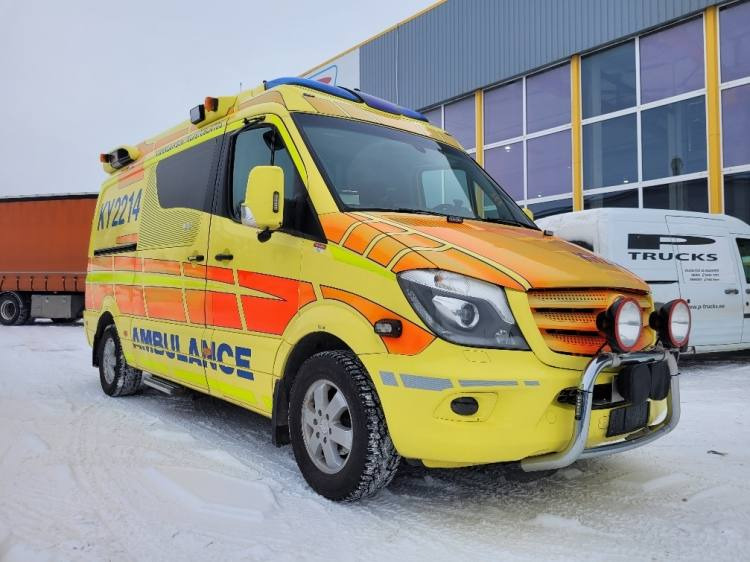 MERCEDES – BENZ SPRINTER 3.0D AMBULANCE (TAMLANS) KLIMA, 11.2016, EURO 6 - Ασθενοφόρο: φωτογραφία 1 MERCEDES – BENZ SPRINTER 3.0D AMBULANCE (TAMLANS) KLIMA, 11.2016, EURO 6 - Ασθενοφόρο: φωτογραφία 1