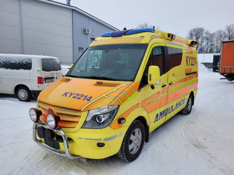 MERCEDES – BENZ SPRINTER AMBULANCE (TAMLANS) KLIMA, 11.2016, EURO 6 - Ασθενοφόρο: φωτογραφία 2 MERCEDES – BENZ SPRINTER AMBULANCE (TAMLANS) KLIMA, 11.2016, EURO 6 - Ασθενοφόρο: φωτογραφία 2