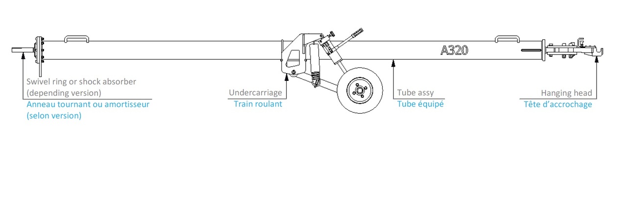 Aircraft Towbar A220-A320-SSJ - Εξοπλισμός επίγειας εξυπηρέτησης: φωτογραφία 2 Aircraft Towbar A220-A320-SSJ - Εξοπλισμός επίγειας εξυπηρέτησης: φωτογραφία 2
