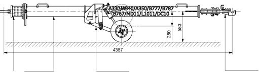 Aircraft Towbar Universal MD11, L1011, DC10, B767, A330, A340, A350, B777, B787 - Εξοπλισμός επίγειας εξυπηρέτησης: φωτογραφία 2 Aircraft Towbar Universal MD11, L1011, DC10, B767, A330, A340, A350, B777, B787 - Εξοπλισμός επίγειας εξυπηρέτησης: φωτογραφία 2