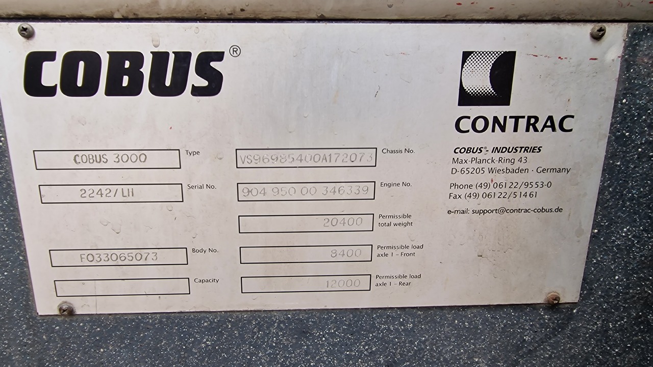 Contrac Cobus 3000 - Λεωφορείο αεροδρομίου: φωτογραφία 4 Contrac Cobus 3000 - Λεωφορείο αεροδρομίου: φωτογραφία 4