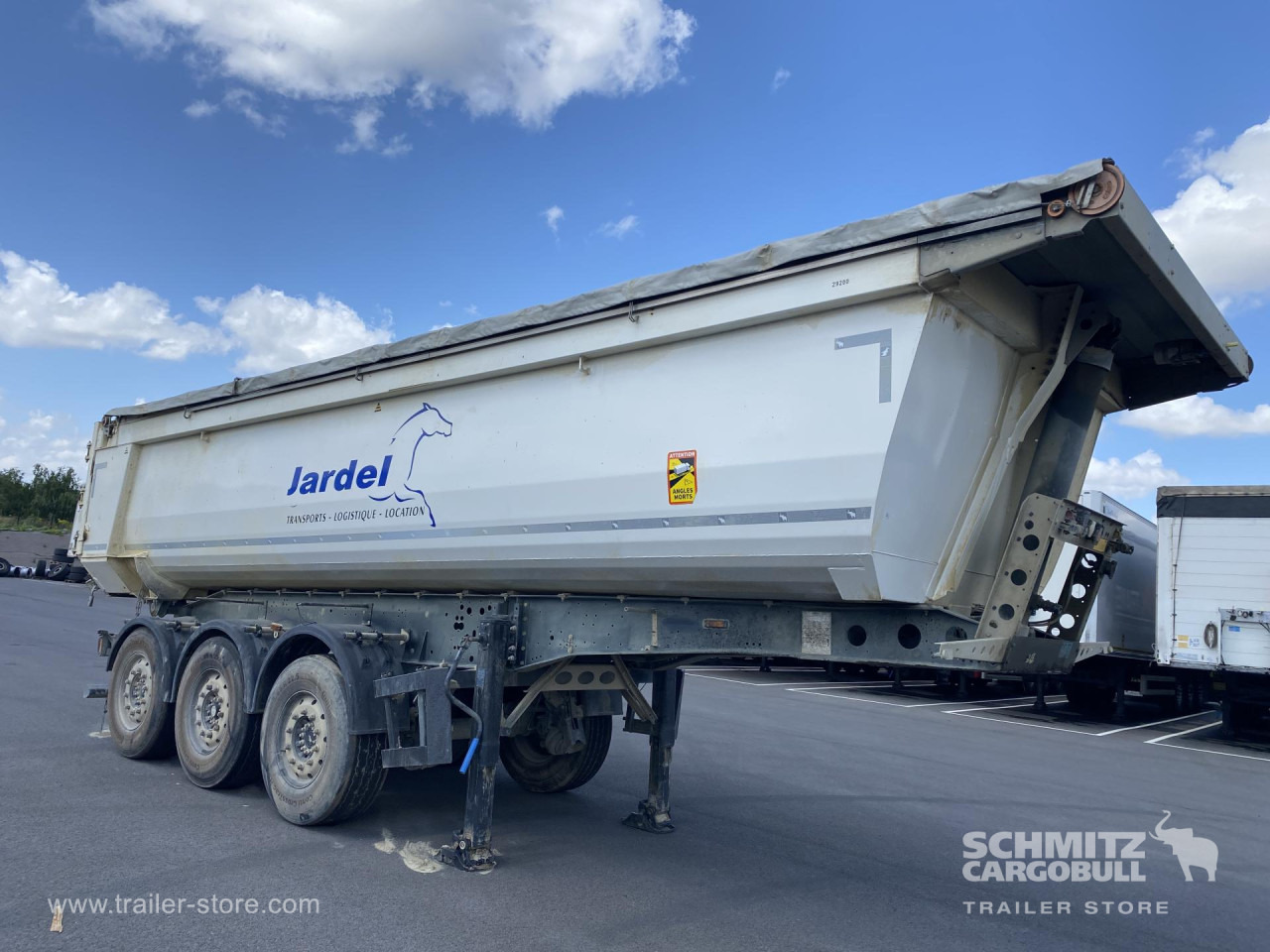 SCHMITZ Tipper Steel half pipe body 24m³ - Επικαθήμενο ανατρεπόμενο: φωτογραφία 1 SCHMITZ Tipper Steel half pipe body 24m³ - Επικαθήμενο ανατρεπόμενο: φωτογραφία 1