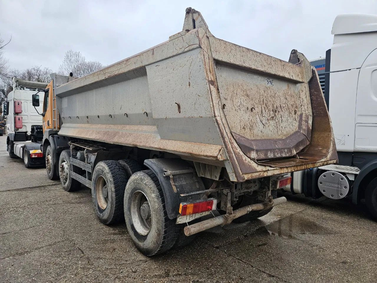 Renault Kerax 420 dCi 8x4 Langerdorf Hyva - Φορτηγό ανατρεπόμενο: φωτογραφία 4 Renault Kerax 420 dCi 8x4 Langerdorf Hyva - Φορτηγό ανατρεπόμενο: φωτογραφία 4