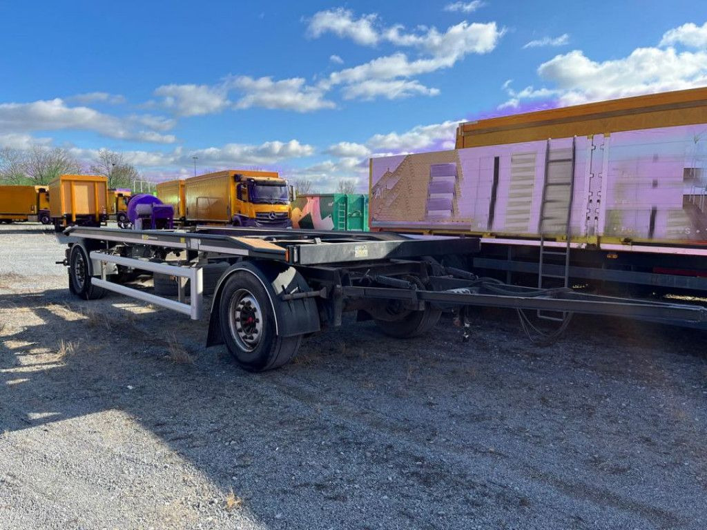 Hüffermann 2-achs Abrollanhänger HAR 18.70 Containeranhänge - Ρυμούλκα γάντζος/ Αλυσιδάκι: φωτογραφία 2 Hüffermann 2-achs Abrollanhänger HAR 18.70 Containeranhänge - Ρυμούλκα γάντζος/ Αλυσιδάκι: φωτογραφία 2